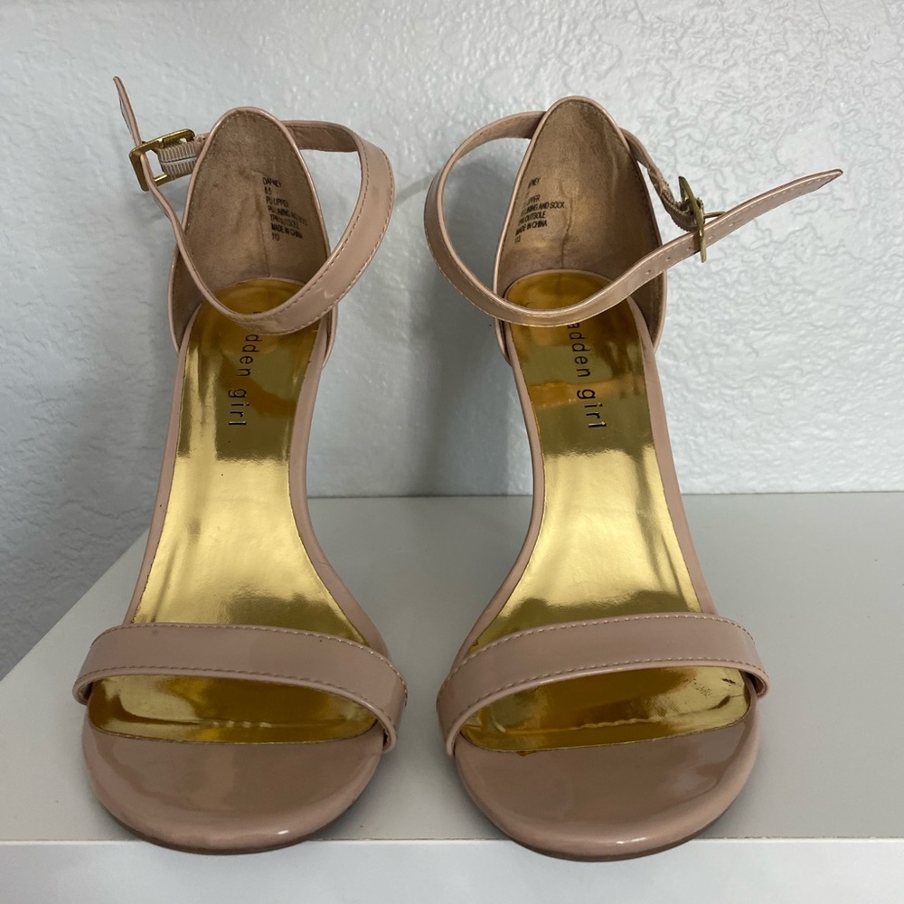 Madden Girl - Beige Heels - Size 8.5